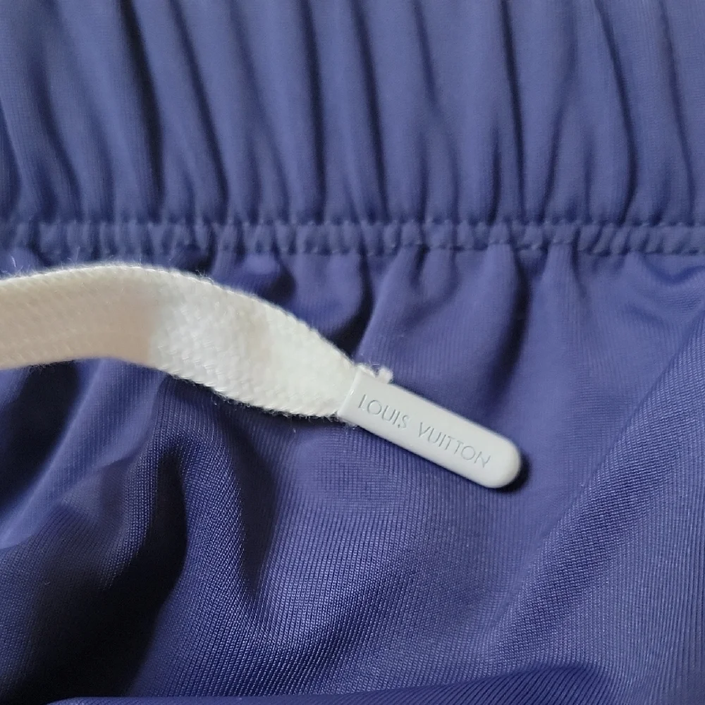 Louis Vuitton Signature Navy and White Logo Swim Briefs